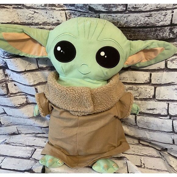 Star Wars Baby Yoda Mandalorian The Child LARGE 18”Pillow toy Buddy Disney Plush - Picture 4 of 8